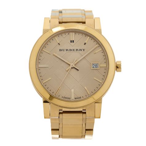 burberry the city bu9033|BURBERRY Stainless Steel 38mm The City Quartz .